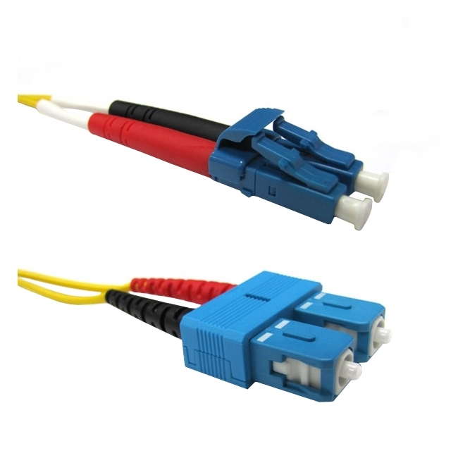 Weltron LC/SC Single Mode 9/125M Yellow Fiber Patch Cables 90-1502-8M