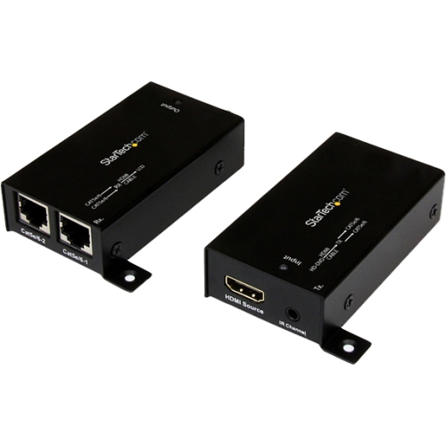 StarTech.com HDMI Over Cat5 / Cat6 Extender with IR - 100 ft (30m) Power Free ST121SHD30