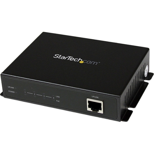 StarTech.com 5 Port Unmanaged Industrial Gigabit PoE Switch with 4 Power over Ethernet Ports IES51000POE