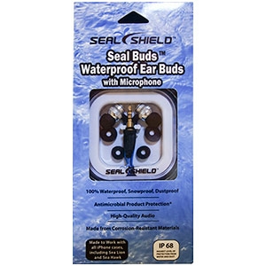Seal Shield Seal Buds Waterproof Ear Buds with Antimicrobial Product Protection SSEM2
