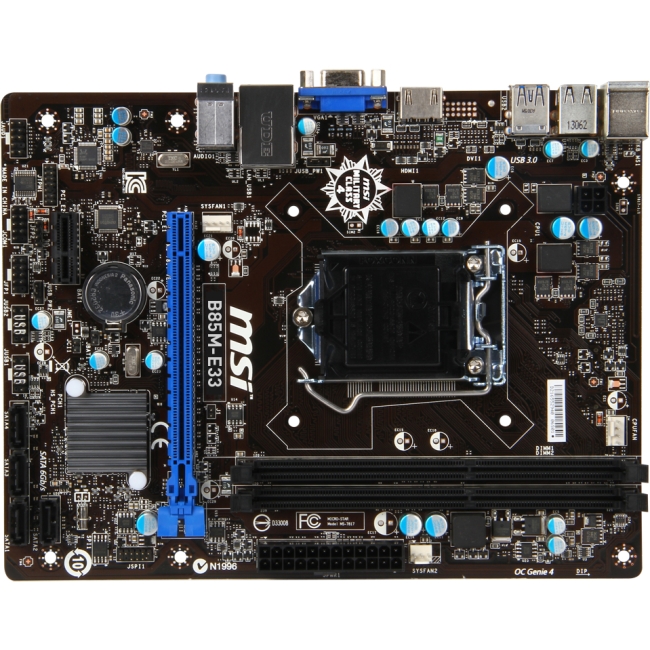 MSI Desktop Motherboard B85M-E33