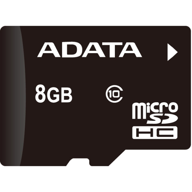 Adata 8GB Premier microSD High Capacity (microSDHC) - Class 10/UHS-I AUSDH8GUICL10-R