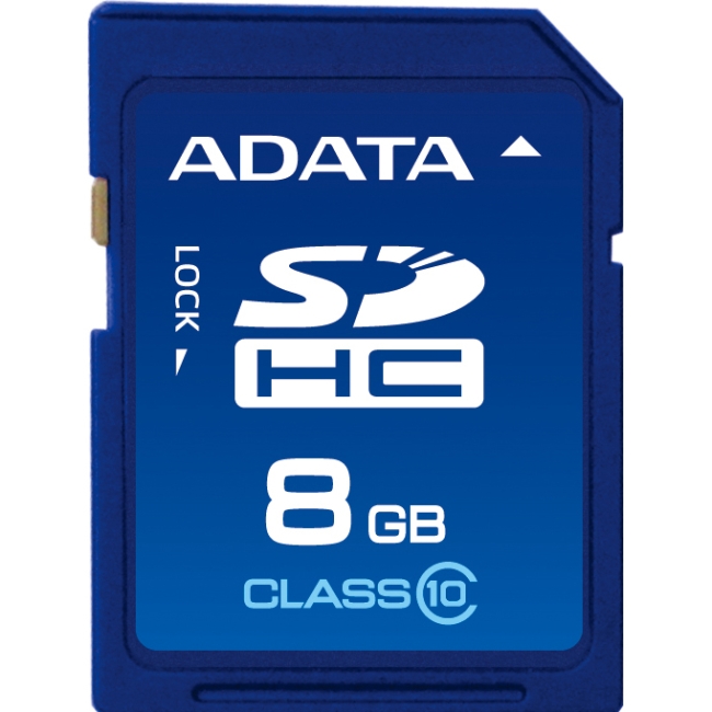 Adata 8GB Premier Secure Digital High Capacity (SDHC) - Class 10/UHS-I ASDH8GUICL10-R