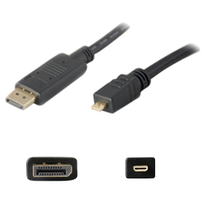 AddOn Bulk 5 Pack 6ft (1.8M) HDMI to Micro-HDMI Adapter Cable - M/M HDMI2MHDMI6-5PK
