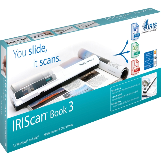 I.R.I.S. IRIScan , Portable Scanner 457888 Book 3