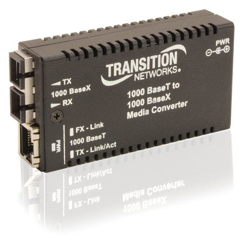 Transition Networks Mini Gigabit Ethernet Media Converter M/GE-T-SX-01-NA M/GE-T-SX-01