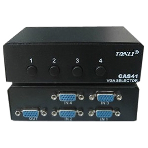 4XEM 4-Port VGA/SVGA Manual Switch 4XVGASL2503