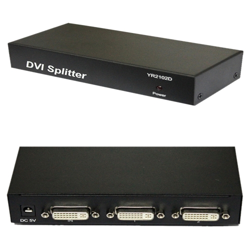 4XEM 2-Port DVI Video Splitter 1900x1200 4XDVI2
