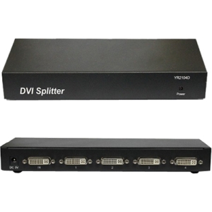 4XEM 4-Port DVI Video Splitter 1900x1200 4XDVI4