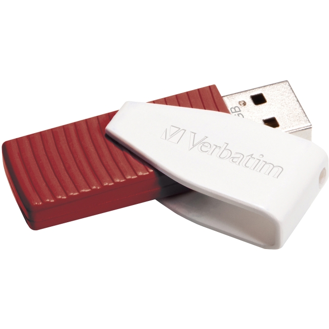 Verbatim 16GB Store 'n' Go Swivel USB Drive - Red 49814