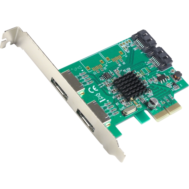 SYBA Multimedia SATA III 4-port PCI-e Version 2.0, x2 Slot Controller Card SI-PEX40063
