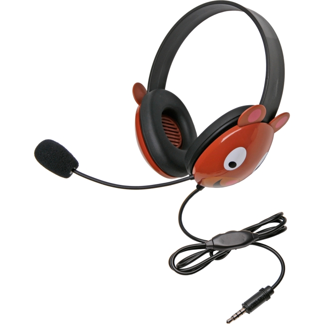 Califone Listening First Headset with To Go Plug 2810-TBE