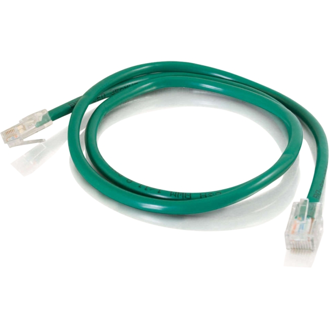 C2G 6in Cat5e Non-Booted Unshielded (UTP) Network Patch Cable - Green 00944