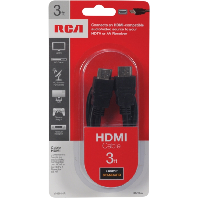 RCA 3 Ft HDMI Cable VH3HHR