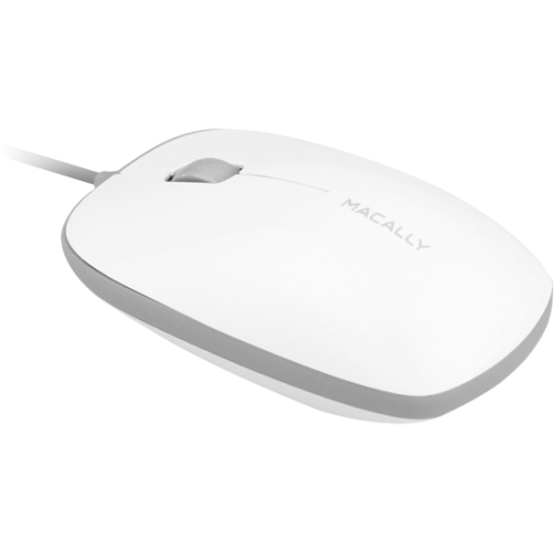 Macally USB Wired Optical Mouse BUMPERMOUSE