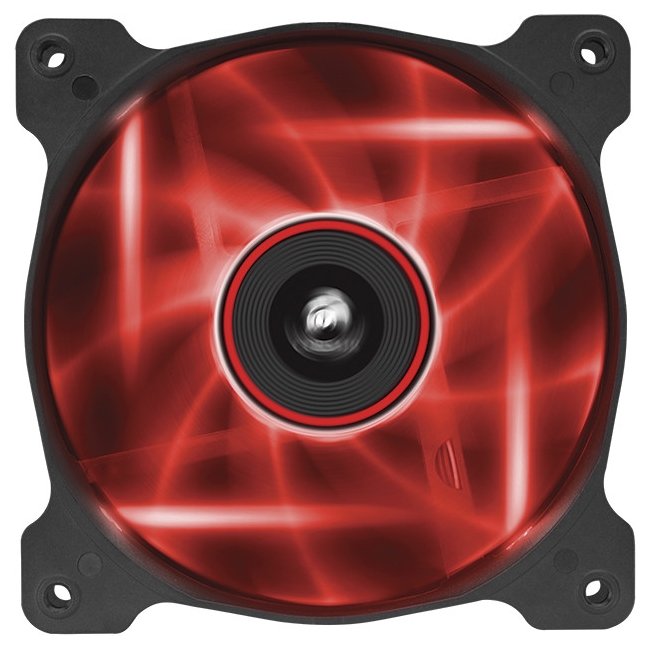 Corsair Air Series LED Red Quiet Edition High Airflow 120mm Fan - Twin Pack CO-9050016-RLED AF120