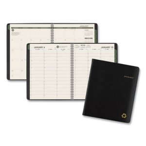 At-A-Glance Recycled Weekly/Monthly Classic Appointment Book, 6 7/8 x 8, Black, 2019 AAG70951G05 70951G05