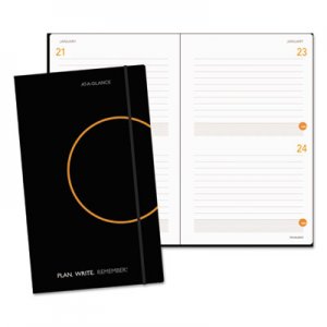 At-A-Glance Plan. Write. Remember. Planning Notebook Two Days Per Page, 5 x 8 1/4, Black AAG80612105 80612105