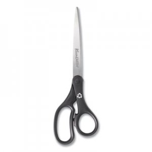Westcott KleenEarth Basic Plastic Handle Scissors, 9" Long, Pointed, Black ACM15586 15586