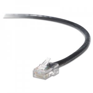 Belkin High Performance CAT6 UTP Patch Cable, 3 ft., Black BLKA3L98003BLK A3L980-03-BLK