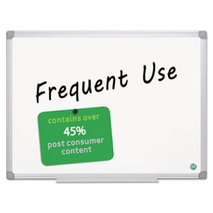 MasterVision Earth Gold Ultra Magnetic Dry Erase Boards, 36 x 48, White, Aluminum Frame BVCMA0507790 MA0507790