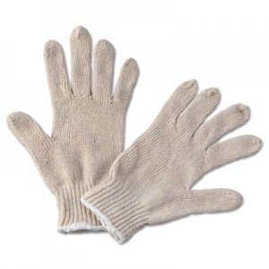 Boardwalk String Knit General Purpose Gloves, Large, Natural, 12 Pairs BWK782