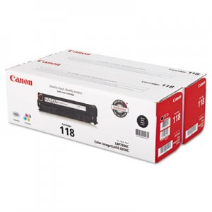 Canon 2662B004 (118) Toner, Black, 2/PK CNM2662B004 2662B004