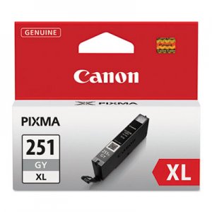 Canon 6452B001 (CLI-251XL) ChromaLife100+ High-Yield Ink, Gray CNM6452B001 6452B001
