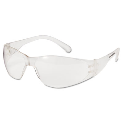 Crews Checklite Safety Glasses, Clear Frame, Clear Lens CL010 CRWCL010 135-CL010