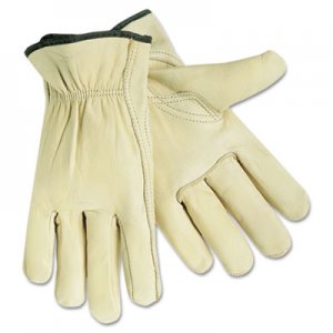 MCR Safety Full Leather Cow Grain Gloves, X-Large, 1 Pair CRW3211XL 3211XL