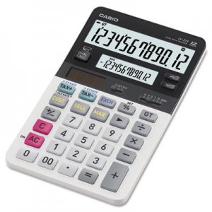 Casio JV220 Dual Display Desktop Calculator, 12-Digit LCD CSOJV220 JV-220