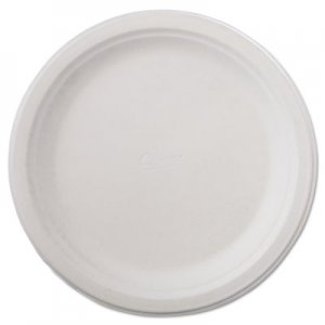 Chinet Classic Paper Dinnerware, Plate, 9 3/4" dia, White, 125/Pack, 4 Packs/Carton HUH21232 21232