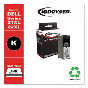 Innovera Remanufactured 330-5885 (21XL/22XL) High-Yield Ink, Black IVRD22BXL