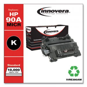 Innovera Remanufactured CE390A(M) (90AM) MICR Toner, Black IVRE390AM