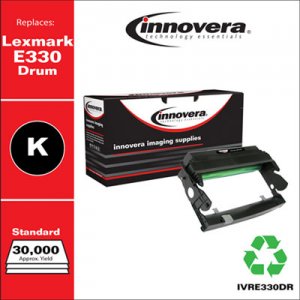 Innovera Remanufactured 310-5404 (E330) Drum Unit, Black IVRE330DR