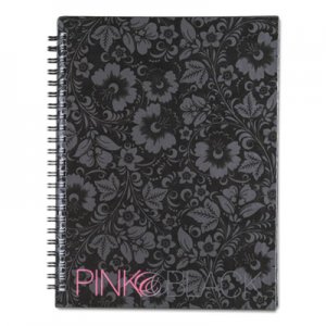 Pink & Black Professional Wirebound Notebook, Ruled, 8 1/4 x 6 1/4, 70 Sheets JDK400015933 400015933