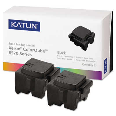 Katun 39401 Compatible 108R00929 Solid Ink Stick, Black, 2/BX KAT39401 39401