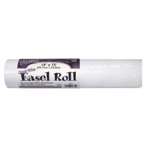 Pacon Easel Roll, 35 lbs., 18" x 75 ft, White, Roll PAC4775 4775