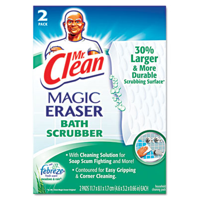 Mr. Clean Magic Eraser Bathroom Scrubber, 4/Box 27141 PAG27141