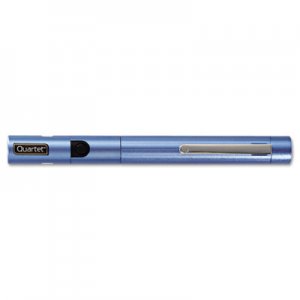 Quartet Brilliant Green Laser Pointer, Class 2, Projects 1640 ft, Blue Barrel QRT84504 84504