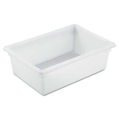 Rubbermaid Commercial Food/Tote Boxes, 12.5gal, 26w x 18d x 9h, White RCP3500WHI FG350000WHT