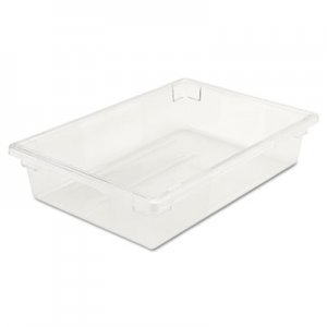 Rubbermaid Commercial Food/Tote Boxes, 8 1/2gal, 26w x 18d x 6h, Clear RCP3308CLE FG330800CLR