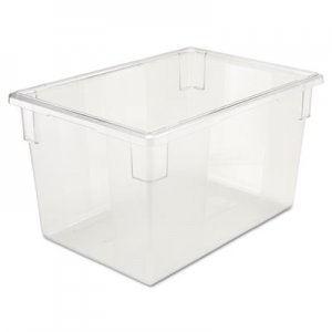 Rubbermaid Commercial Food/Tote Boxes, 21 1/2gal, 26w x 18d x 15h, Clear RCP3301CLE FG330100CLR