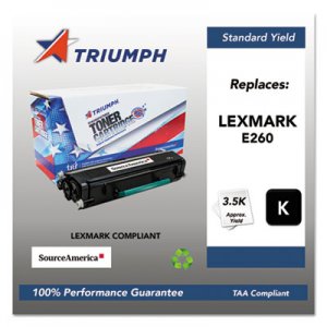 Triumph 751000NSH1060 Remanufactured E260A11A (E260) Toner, Black SKLE260A11A TRI-E260A11A