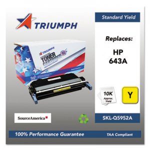 Triumph 751000NSH0285 Remanufactured Q5952A (643A) Toner, Yellow SKLQ5952A SKL-Q5952A