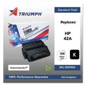 Triumph 751000NSH0180 Remanufactured Q5942A (42A) Toner, Black SKLQ5942A SKL-Q5942A