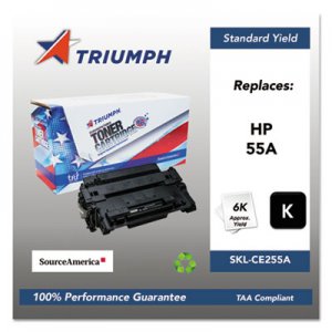 Triumph 751000NSH1097 Remanufactured CE255A (55A) Toner, Black SKLCE255A SKL-CE255A