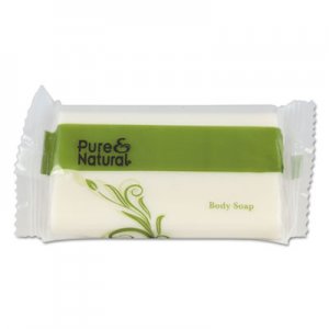 Pure & Natural Body & Facial Soap, # 1 1/2, Fresh Scent, White, 500/Carton PNN500150 PN500150