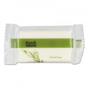 Pure & Natural Body & Facial Soap, # 3/4, Fresh Scent, White 1000/Carton PNN500075 PN500075