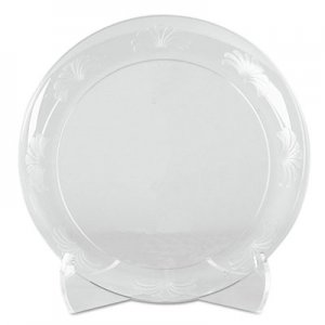 WNA Designerware Plates, Plastic, 6", Clear, 18/PK, 10 PK/CT WNADWP6180 WNA DWP6180